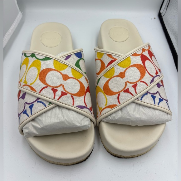 EUC Coach Rainbow Slides - Picture 2 of 15